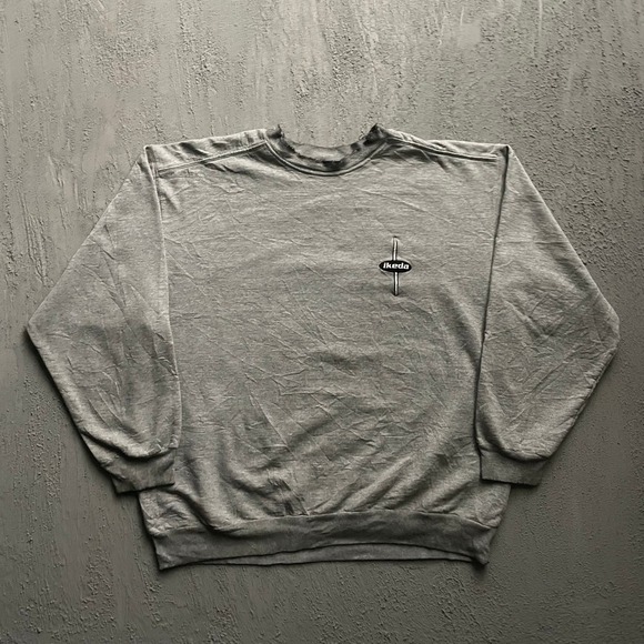 Ikeda Other - Vintage Ikeda Sweatshirt Mens XL Grey 90s